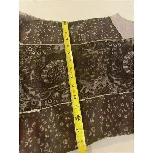 ALEXIS M Steampunk Slip Dress Grunge Hi Low Y2k Retro Layered Mini Cocktail VTG - Picture 6 of 13